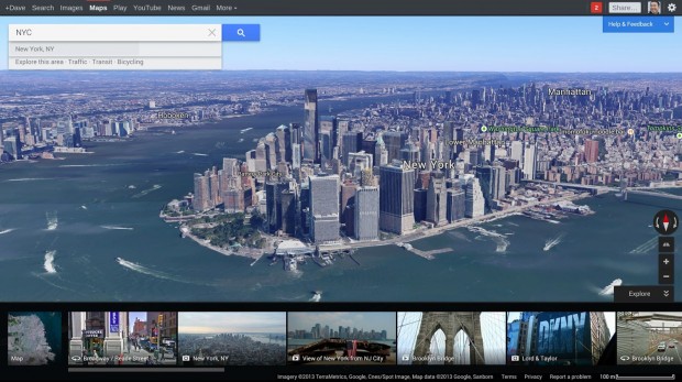 Neues Google Maps (Bild: Google)